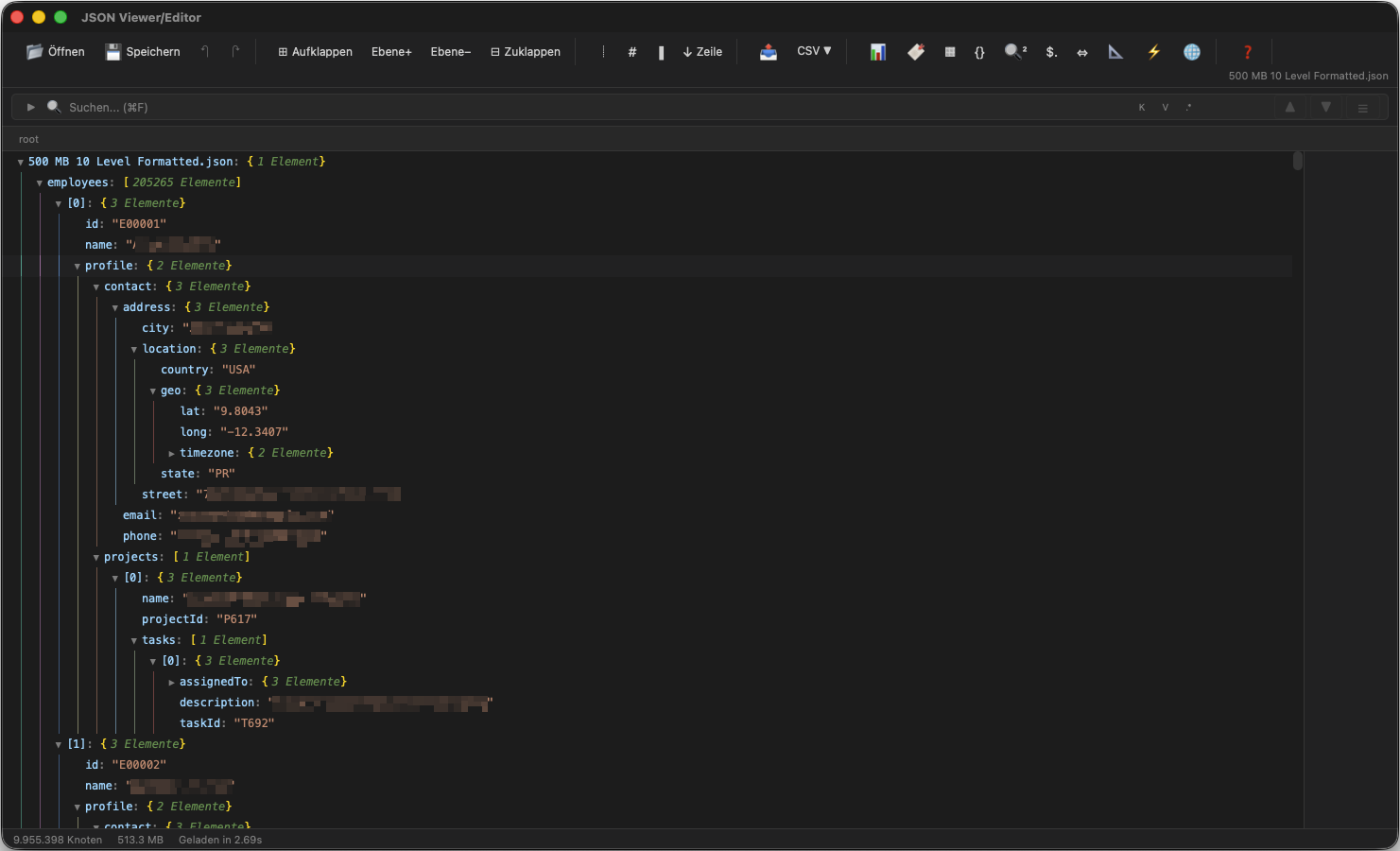 JSON Viewer – Screenshot 1