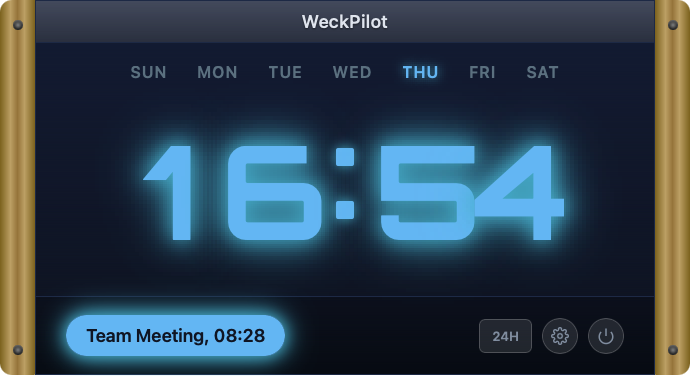 WeckPilot – Screenshot 1